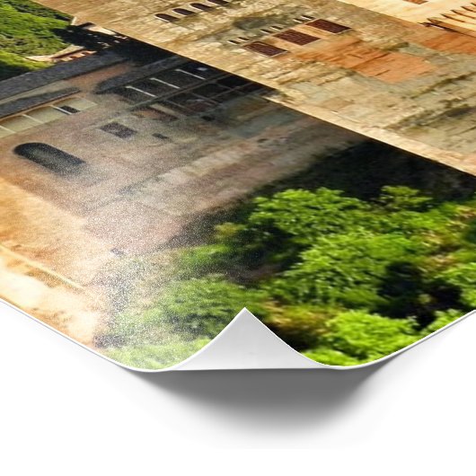 Alhambra, Granada, Spanien Fotodruck (Ecke)