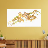 Alhambra Granada Spanien. Königspaläste Leinwanddruck (Insitu (Wohnzimmer))