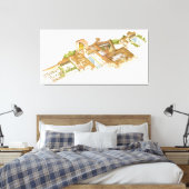 Alhambra Granada Spanien. Königspaläste Leinwanddruck (Insitu (Schlafzimmer))