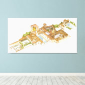 Alhambra Granada Spanien. Königspaläste Leinwanddruck (Insitu (Holzboden))