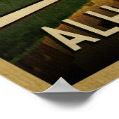 Alhambra Granada Spanien Poster (Ecke)