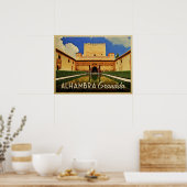 Alhambra Granada Spanien Poster (Küche)