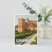 Alhambra Granada Spanien Reisen Postkarte (Stehend Vorderseite)