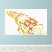 Alhambra Granada Spanien. Schloss und Paläste Leinwanddruck (Insitu (Holzboden))