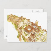 Alhambra Granada Spanien. Schloss und Paläste Postkarte (Vorne/Hinten)