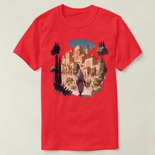 Alhambra Granada TShirt (Design vorne)