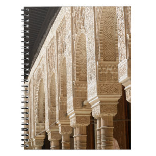 Alhambra in Granada, Spanien Notizblock