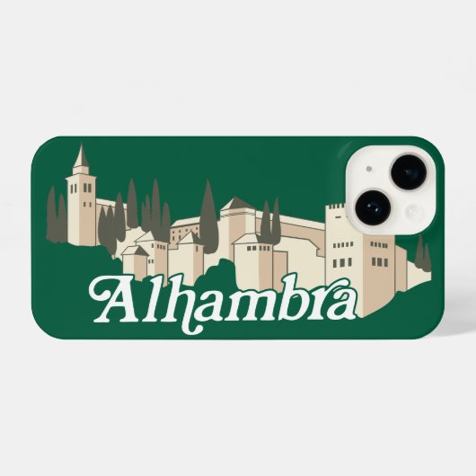 Alhambra iPhone Hülle (Rückseite (Horizontal))