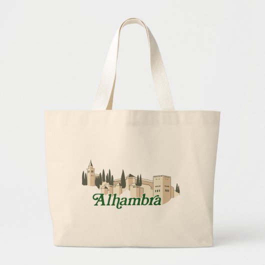 Alhambra Jumbo Stoffbeutel (Vorne)