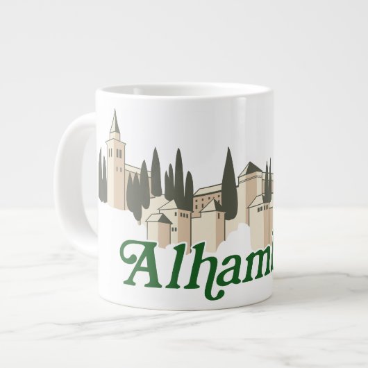 Alhambra Jumbo-Tasse (Vorderseite Links)