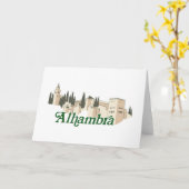 Alhambra Karte (Gelbe Blume)
