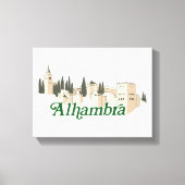 Alhambra Leinwanddruck (Vorderseite)