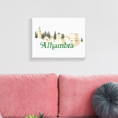 Alhambra Leinwanddruck (Insitu (Wohnzimmer))