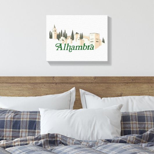 Alhambra Leinwanddruck (Insitu (Schlafzimmer))