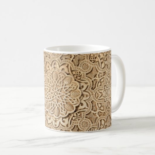 Alhambra-Muster Kaffeetasse (VorderseiteRechts)