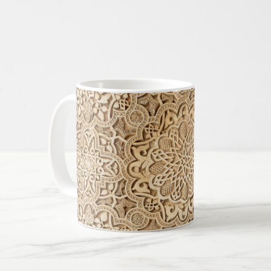 Alhambra-Muster Kaffeetasse (Vorderseite Links)