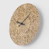 Alhambra Muster Wall Clock Große Wanduhr (Winkel)