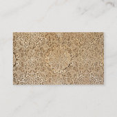 Alhambra-Musterkarte Visitenkarte (Rückseite)