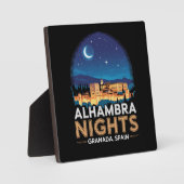 Alhambra Nights - Granada Spanien Reisen Kunst, Di Fotoplatte (Vorderseite)
