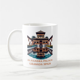 Alhambra Palace Granada Spanien Kaffeetasse