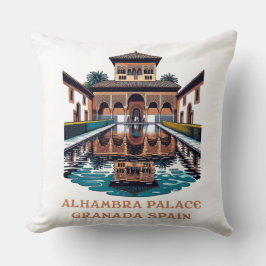 Alhambra Palace Granada Spanien Kissen
