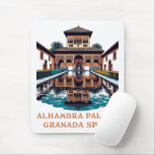 Alhambra Palace Granada Spanien Mousepad (Mit Mouse)