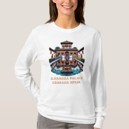 Alhambra Palace Granada Spanien T-Shirt