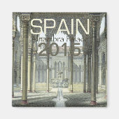 Alhambra Palace Spanien Kühlschrankmagnet Veränder (Vorne)