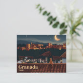 Alhambra-Palast Spanien Postkarte (Stehend Vorderseite)