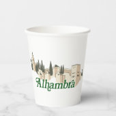 Alhambra Pappbecher (Vorderseite)
