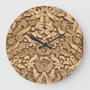 Alhambra pattern Wall Clock Große Wanduhr