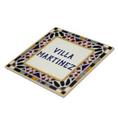 Alhambra Persönliche Familie Custom House Name-Zei Fliese (Seite)