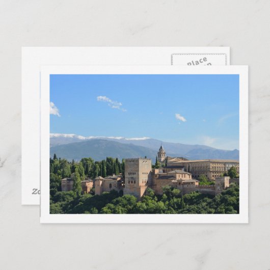 Alhambra Postcard Postkarte (Vorne/Hinten)