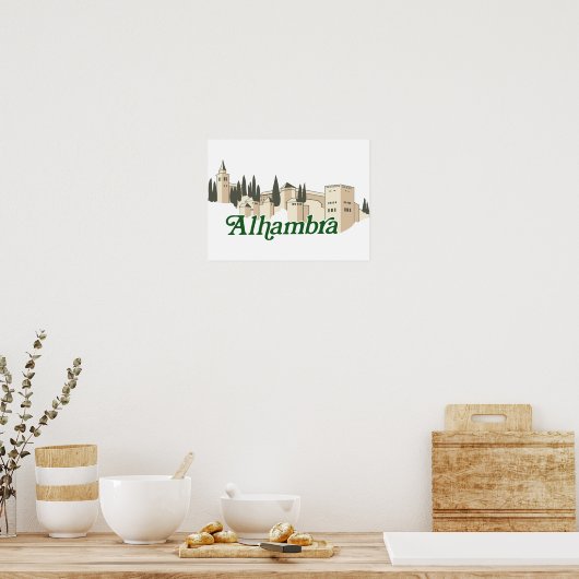 Alhambra Poster (Küche)