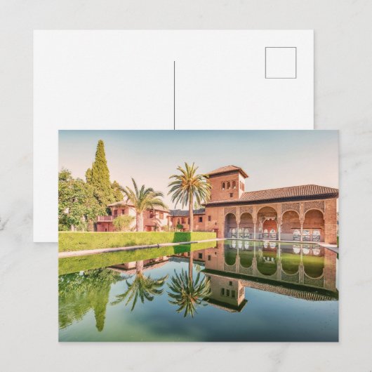 Alhambra Postkarte (Vorne/Hinten)