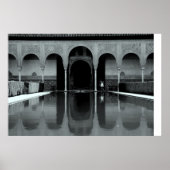 Alhambra-Reflexion Poster (Vorne)