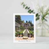 Alhambra-Rücken Postkarte (Stehend Vorderseite)