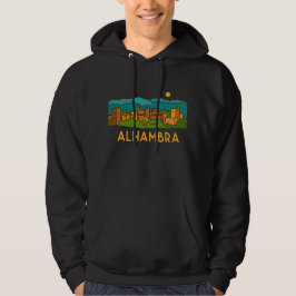 Alhambra-Sonnenuntergang 2 Hoodie