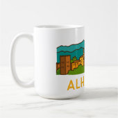 Alhambra-Sonnenuntergang 2 Kaffeetasse (Links)