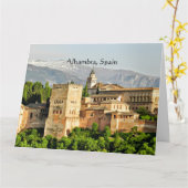 Alhambra, Spanien Karte (Gelbe Blume)