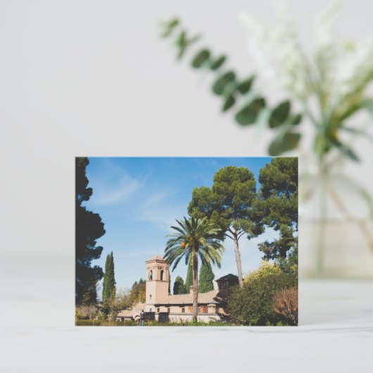 Alhambra Spanien Postkarte (Stehend Vorderseite)