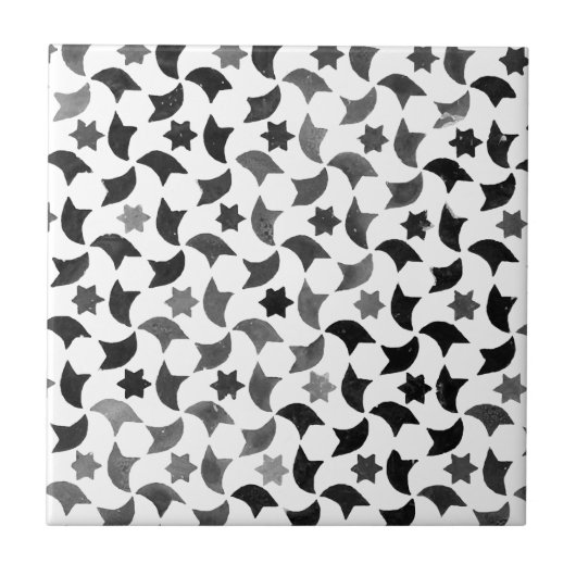 Alhambra spielt Mosaik-transparenten Hintergrund Fliese (Vorderseite)