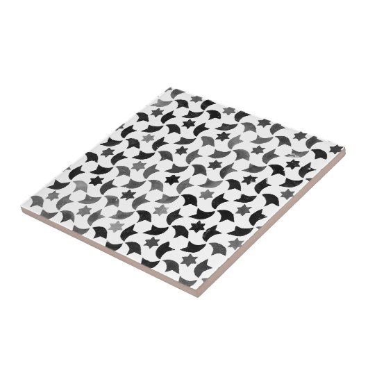 Alhambra spielt Mosaik-transparenten Hintergrund Fliese (Seite)