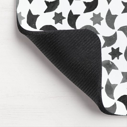 Alhambra-Stern-Mosaik-transparenter Hintergrund Mousepad (Ecke)