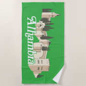 Alhambra Strandtuch (Vorderseite)