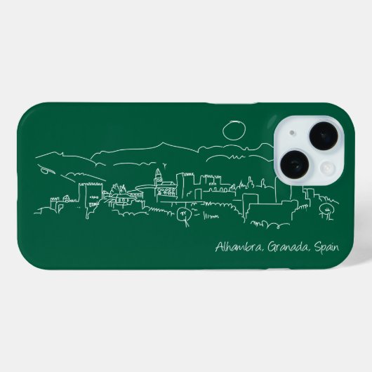 Alhambra Sunset Case-Mate iPhone Hülle (Rückseite (Horizontal))