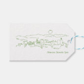 Alhambra Sunset Geschenkanhänger (Vorderseite (Horizontal))