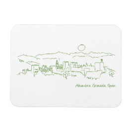 Alhambra Sunset Magnet