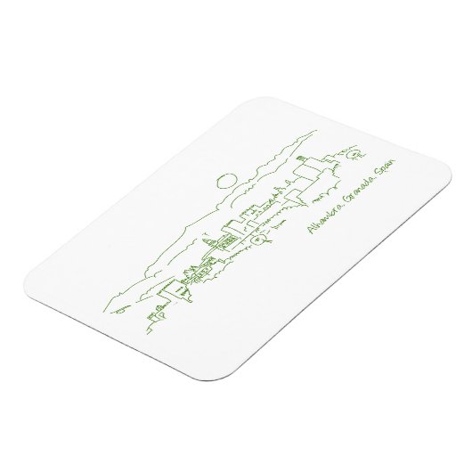 Alhambra Sunset Magnet (Linke Seite)