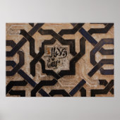 Alhambra Tile Design Poster (Vorne)